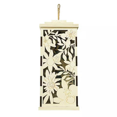 10 Inches Flower LED Plywood Lantern by US Trove