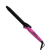 Pink and black hair curling iron
