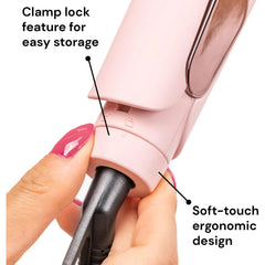 L'ange Hair Le Titane 2-in-1 Titanium Flat Iron Hair Straightener and Curler