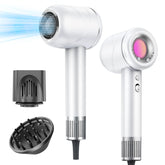 Moosoo Hair dryer, High-Speed Blow Dryer With 4 Temps & 3 Speeds, 200 Million Negative Ions Hair dryer, 110,000 RPM Brushless Motor for Fast Drying