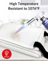 SITERWELL Emergency Fire Blanket , Fiberglass Fire Suppression Blanket for Emergency Surival,Emergency Blanket with Flame Retardant Protection and Heat Insulation, Survival Blanket, 2Pack