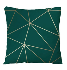 2 Pcs Geometric Pattern Decorative Throw Pillow Case, Modern Knitted Fabric Cushion Cover