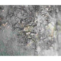 YS-Art Forest Fog Textured Large Canvas Wall Art with Antique Frame, Hand-Painted Painting for Home Decor, 24x48 Inches