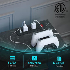 Bestier 70 inch Gaming Entertainment Center with Power Outlets,Adjustable Glass Shelves & Two Cabinets for 75inch Led TV Stand, 22 RGB Modes Modern LED Corner PS5 Console Living Room,Black Marble