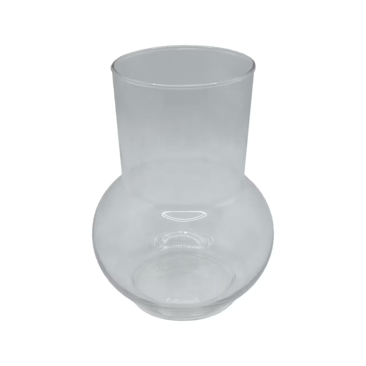 8" Clear Bubble Glass Vase by US Trove