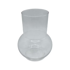 8" Clear Bubble Glass Vase by US Trove