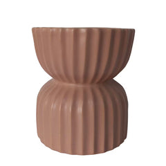 6" Pink Ceramic Goblet Vase by US Trove