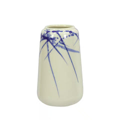 7.5" Blue & White Ceramic Vase by US Trove