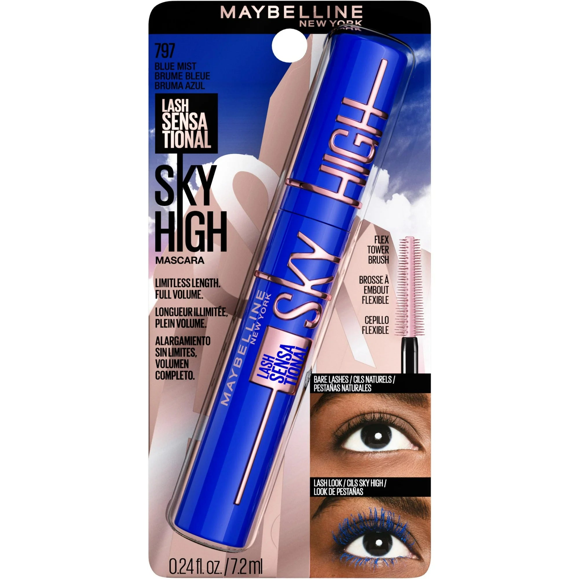 Maybelline Lash Sensational Sky High Waterproof Mascara, Very Black