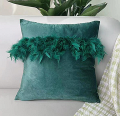 1pc-Fake-Feather-Decor-Cushion-Cover-1