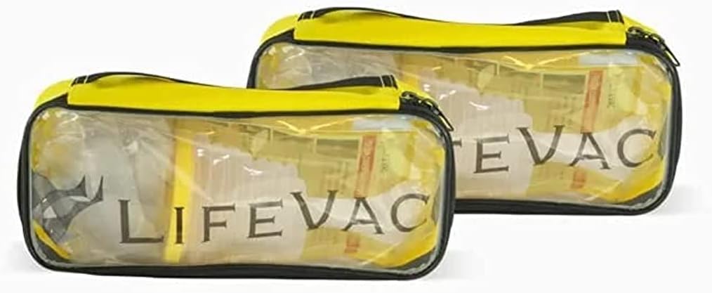 LifeVac Travel Kit Pack of 2 - Choking Rescue Device, Portable Suction Rescue Device First Aid Kit for Kids, Portable Airway Suction Device for Children and Adults