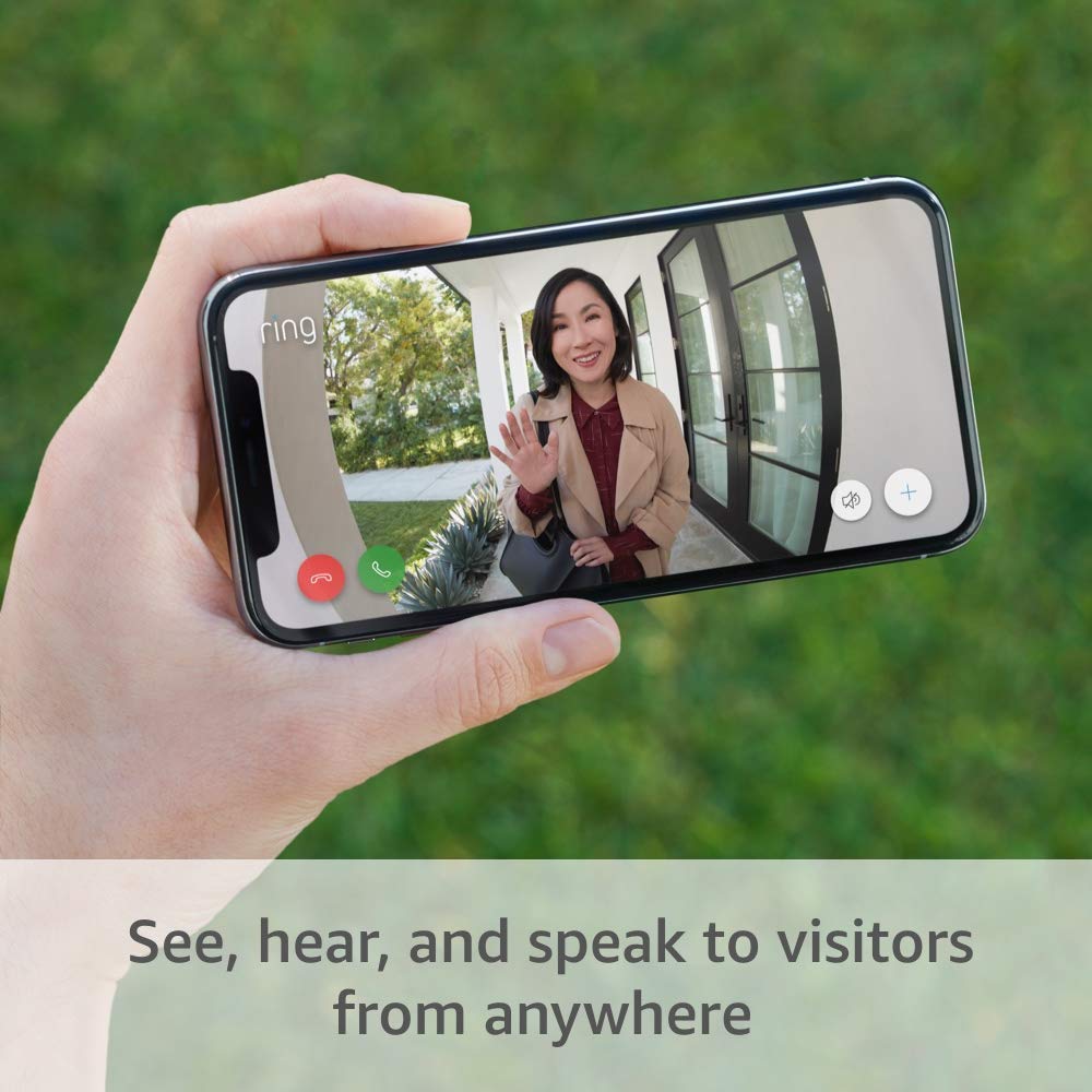 Ring Video Doorbell – 1080p HD video, improved motion detection, easy installation