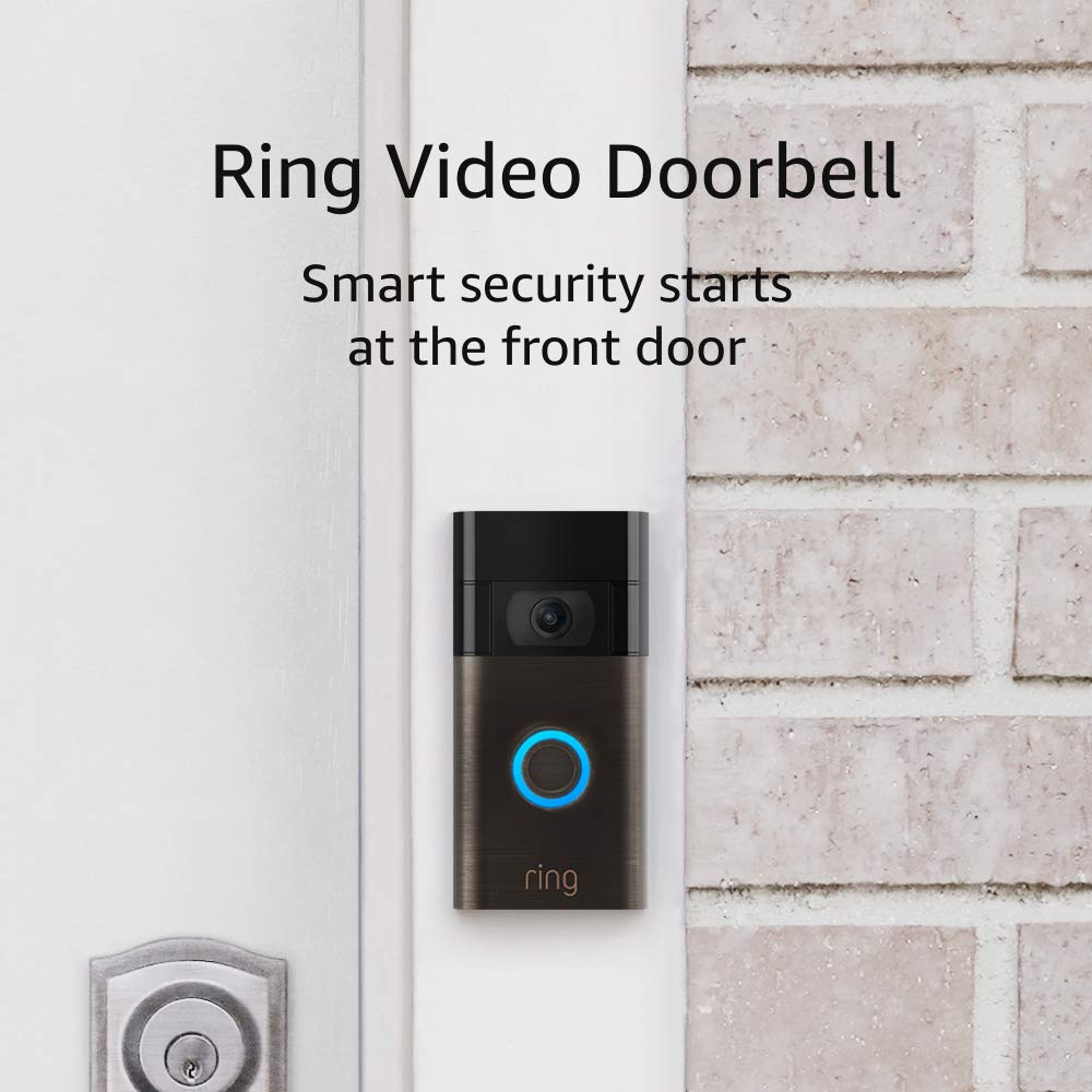 Ring Video Doorbell – 1080p HD video, improved motion detection, easy installation