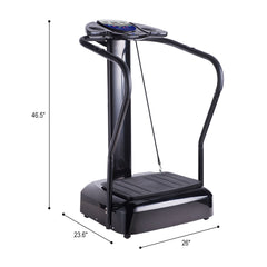 Bestco Upgraded Fitness Slim Full Body Crazy Fit Massage Vibration Machine Platform with Arm Straps