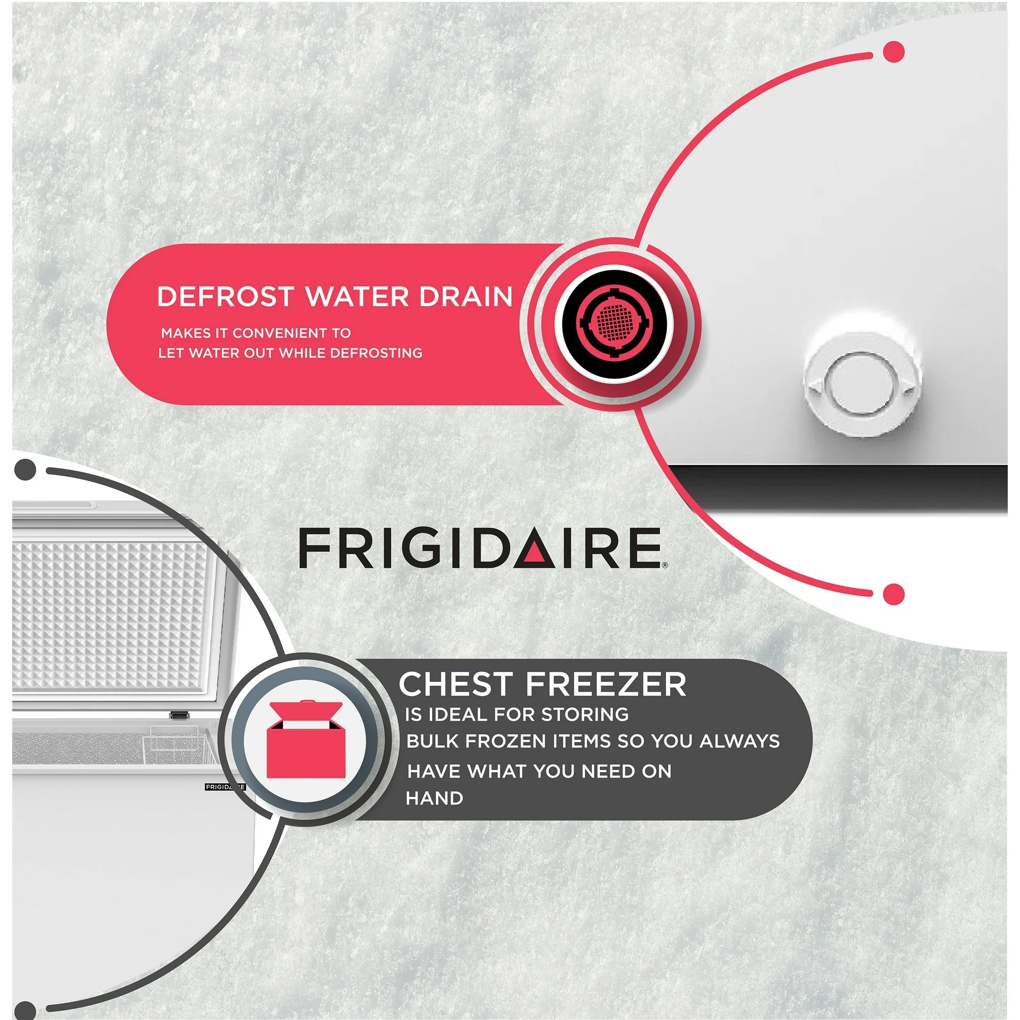 Frigidaire 7.0 Cu. ft. Chest Freezer, EFRF7003, White