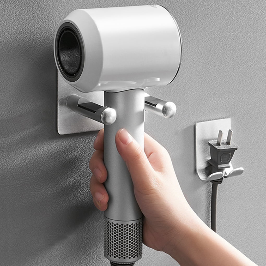 Moosoo Hair Dryer Holder, Wall Mount Hair Dryer Holder