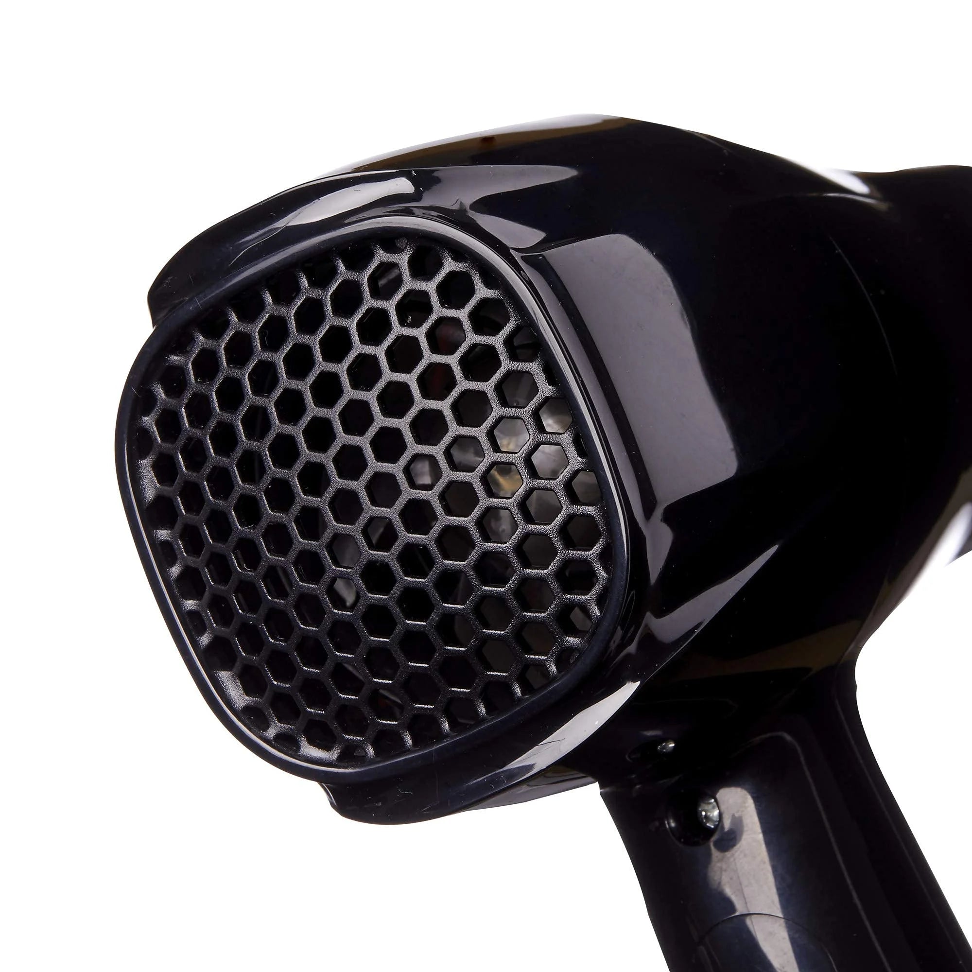 Hot Beauty 1875 Ceramic Hair Dryer, Powerful Fast Drying, Multi-Setting with Comb Attachment, Additional Detangler Included, Slide Bar Switch, Compact for Home & Travel