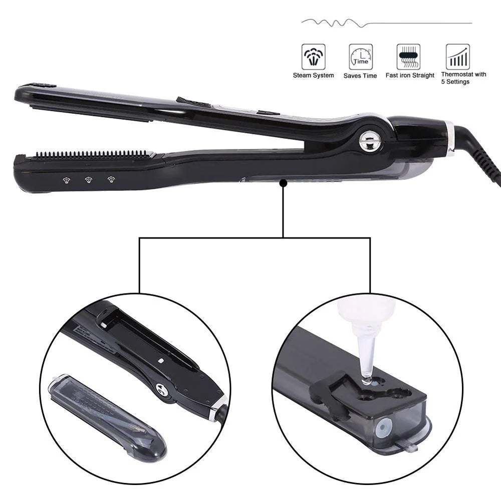 JUKEY Professional Salon Steam Hair Straightener – Elevate Your Hair Styling Experience