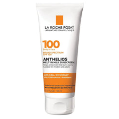 La Roche-Posay Anthelios Melt-In Milk Sunscreen for Face and Body SPF 100, 3.0 Fl. Oz