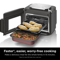 Ninja Combi All-in-One Multicooker, Oven, & Air Fryer, 10-in-1 Functions, Stainless Steel, SFP700