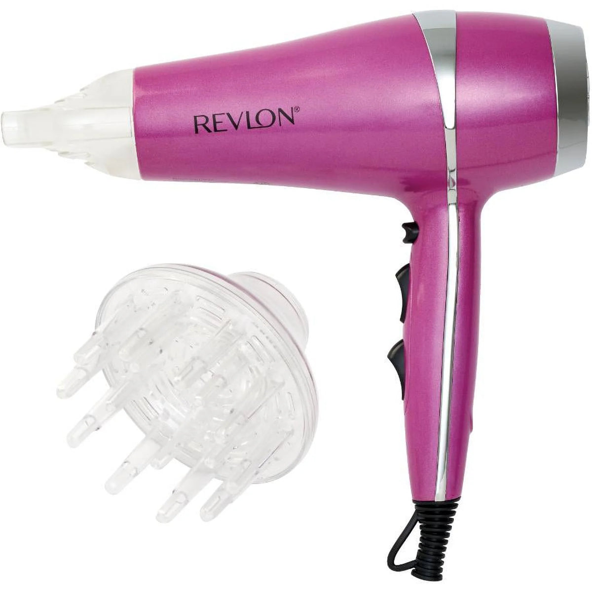 Revlon 1875 Watt 3 Heat 2 Speed Pink Titanium Tourmaline Ionic Hair Dryer