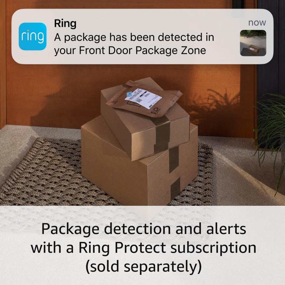 Ring Battery Doorbell Pro – 1536p HD Video, Two-Way Talk, and 3D Motion Detection