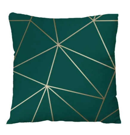 2 Pcs  Geometric Pattern Decorative Throw Pillow Case, Modern Knitted Fabric Cushion Cover