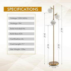 Tangkula-3-Globe-Floor-Lamp-3