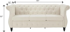 Tbfit-Chesterfield-Sofa-with-Rolled-Arms-1