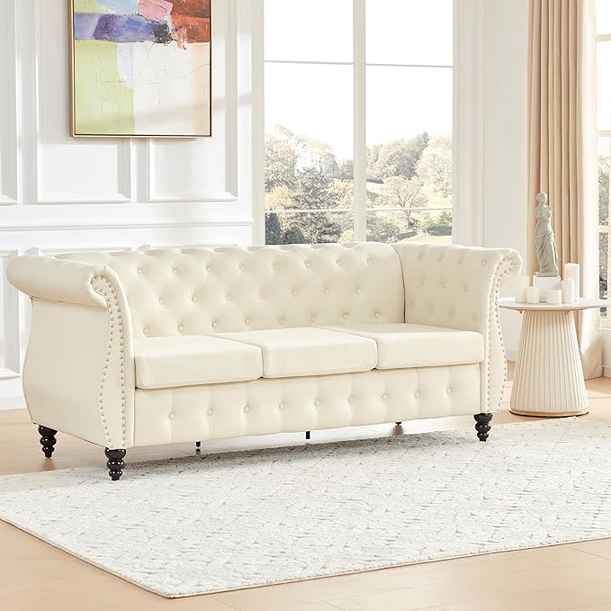 Tbfit-Chesterfield-Sofa-with-Rolled-Arms