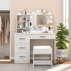 Vabches-Makeup-Vanity-Desk-with-Lights-and-4-Drawers-1